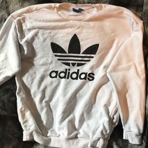 Adidas sweat shirt with pockets